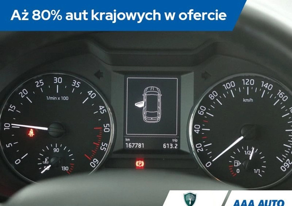 Skoda Octavia cena 38000 przebieg: 167386, rok produkcji 2014 z Tuchola małe 172